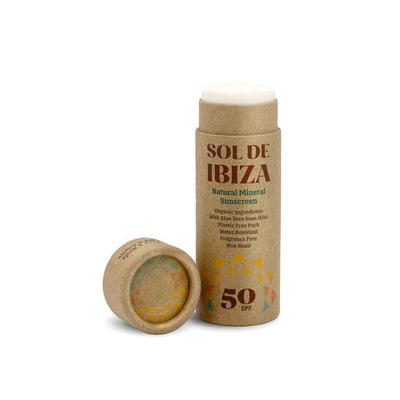 Protetor Solar Natural Sol de Ibiza . Stick SPF 50