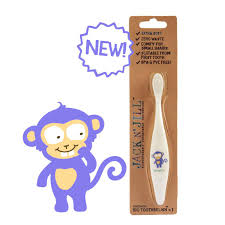 Escova de dentes bio para crianças extra suave - Macaco . Eco . Jack N' Jill - Oliva Store